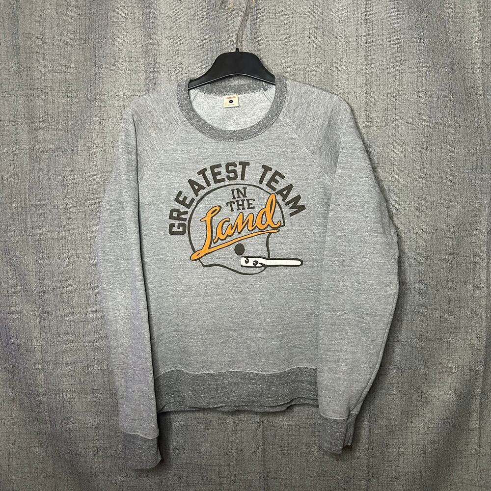 Homage NFL Womens Small Grey Pullover Cleveland Browns Sweater Greatest Team